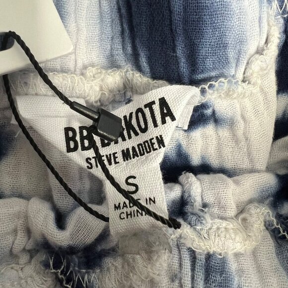 NWT BB Dakota Steve‎ Madden Brushed Cotton Tie Dye Pull On Shorts Lightweight S - Picture 5 of 7